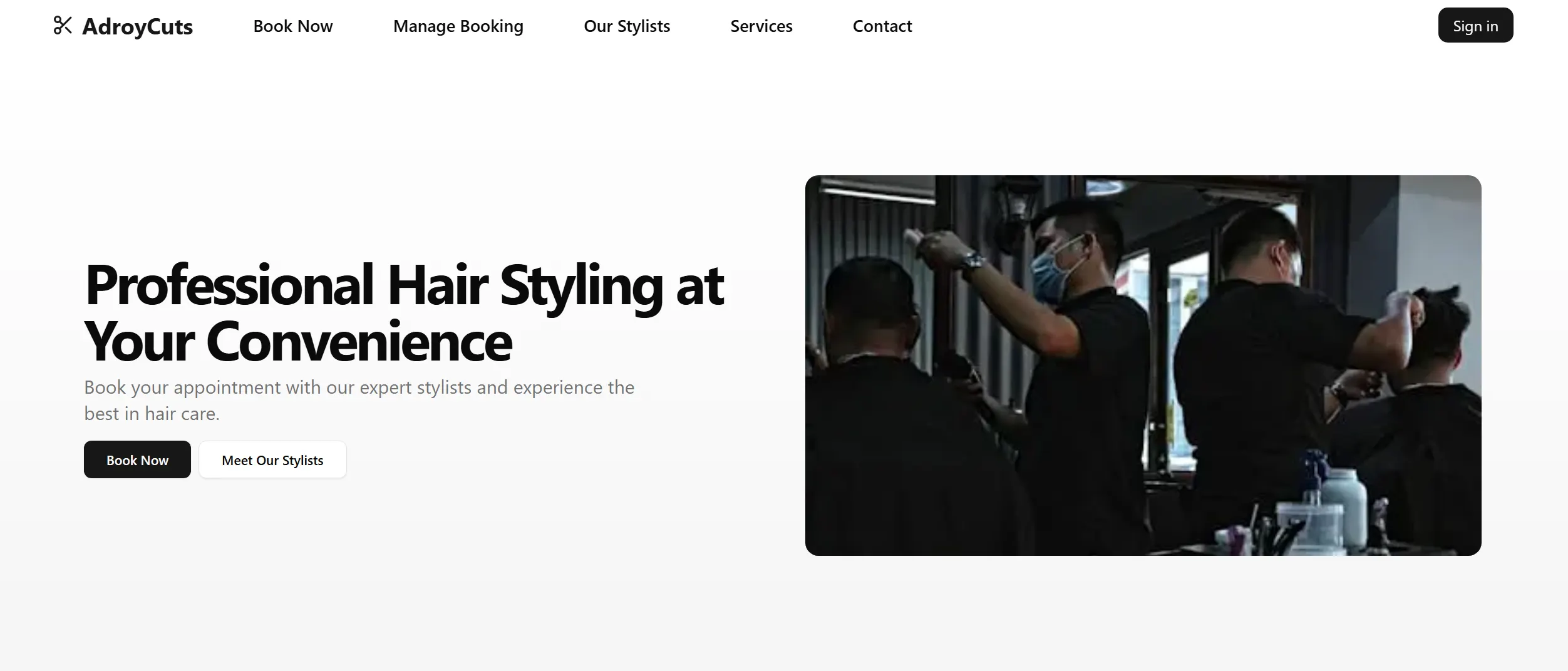 Screenshot of AdroyCuts