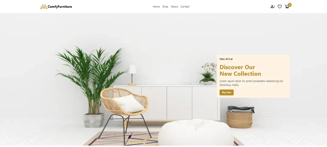 Screenshot of ComfyFurniture