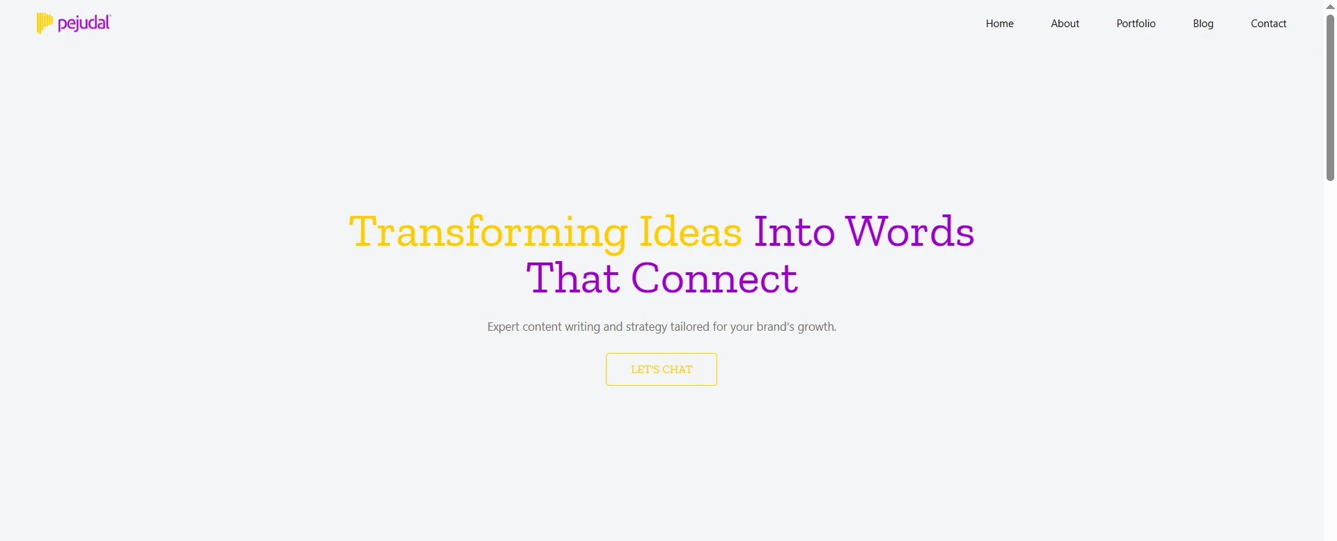 Screenshot of Pejudal